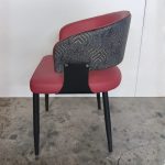 HANCOOK Dining Arm Chair-Maroon - Image 9