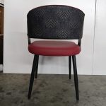 HANCOOK Dining Arm Chair-Maroon - Image 8