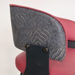 HANCOOK Dining Arm Chair-Maroon - Image 7