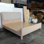 HELSINKI Full Solid Wood Queen King Bed Frame-White Wash - Image 5