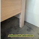 TAMPERE Full Solid Wood Queen King Bed Frame-White Wash - Image 5