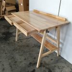 HELSINKI 120cm Full Solid Wood Study Desk-Natural - Image 7