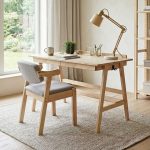[Package] HELSINKI 2 In 1 120cm Study Desk-Natural - Image 3
