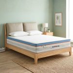 HOUSTON Solid Ash Wood Cushion Headboard Bed-Natural - Image 2