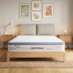 HOUSTON Solid Ash Wood Cushion Headboard Bed-Natural