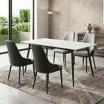 IBIZA 4 Seater Sintered Stone Dining Set-2 Colors