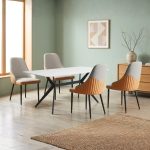 CUBEE 4 Seater Sintered Stone Dining Set-2 Colors