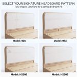 AVIATE Solid Rubberwood Bed Frame-White Wash - Image 7