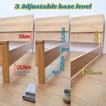 FARO Solid Ash Wood Cushion Headboard Bed-Natural - Image 11