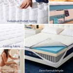 HelloSleep 12 Inch Fully Removable Pocket Spring Mattress - Image 15