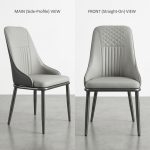 IBIZA Cushion Dining Chair-2 Colors - Image 3