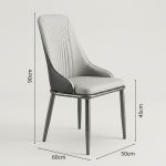 IBIZA Cushion Dining Chair-2 Colors - Image 15
