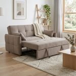 KINETIX 2 Seater Sofa Bed-Brown - Image 2