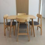 LINDA 4 Seater Pet Friendly Dining Set-Natural - Image 3