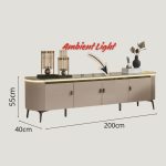 LUMEN 200cm Ambient Light TV Cabinet - Image 5