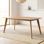 MITO 120-180cm Full Solid Rubberwood Dining Table-Beech