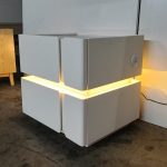 MURCIA Smart Charging Bedside Table-White - Image 8