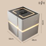 MURCIA Smart Charging Bedside Table-White - Image 9