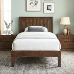 MOOREA Single & Super Single SizeWooden Bed Frame-Walnut