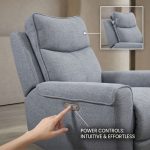 NERO Power Recliner Sofa-Grey - Image 3