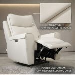 NERO Power Recliner Sofa-Beige - Image 4