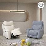 NERO Power Recliner Sofa-Grey - Image 4