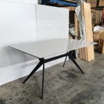 NOBLE 140-160cm Sintered Stone Dining Table-White - Image 5
