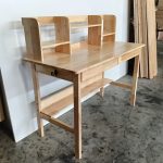 ODENSE 120cm Wooden Study Desk With Hutch-Natural - Image 9