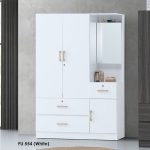 OLIVA 120cm Multi Storage Wardrobe-White - Image 2