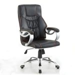 2004 PU High Back Director Chair-Black - Image 3
