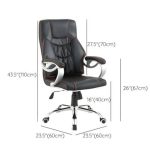 2004 PU High Back Director Chair-Black - Image 4
