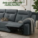 PROSECCO Pet Friendly L Shaped 4 Seater Sofa-Grey - Image 5