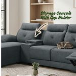 PROSECCO Pet Friendly L Shaped 4 Seater Sofa-Grey - Image 6