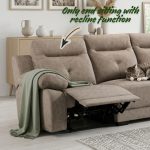 PROSECCO Pet Friendly L Shaped 4 Seater Sofa-Brown - Image 5