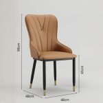 QUIKA Cushion Dining Chair-3 Colors - Image 11