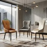 QUIKA Cushion Dining Chair-3 Colors