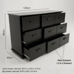 RICHMOND 9 Drawer Chest-Black - Image 5