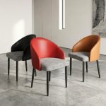 ROSOM Cushion Dining Chair-3 Colors