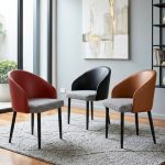 RUNDA 2 Seater Round Dining Set-Black - Image 9
