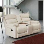 SORRENTO 2 Seater Recliner Sofa-Beige - Image 2