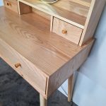 SUVA 80cm Solid Ash Wood Dressing Table Set-Natural - Image 7