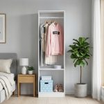 SALERNO 2 Door Wardrobe-White - Image 2