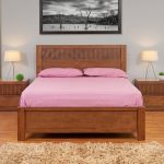 STRATO Queen & King Wooden Bed Frame-Dirty Oak