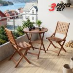 [Package] TIMBERFOLD 1+2 Foldable Outdoor Set-Teak Oil - Image 2