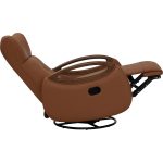 TINKER Swivel Recliner Sofa-Brown PU - Image 8