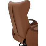 TINKER Swivel Recliner Sofa-Brown PU - Image 5