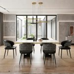 VAUGHAN 6 Seater Sintered Stone Dining Set - Image 2