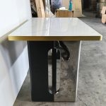 VAUGHAN 140-160cm Sintered Stone Dining Table-White - Image 5