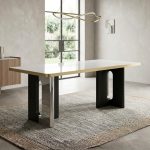 VAUGHAN 140-160cm Sintered Stone Dining Table-White - Image 9