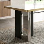 VAUGHAN 140-160cm Sintered Stone Dining Table-White - Image 8